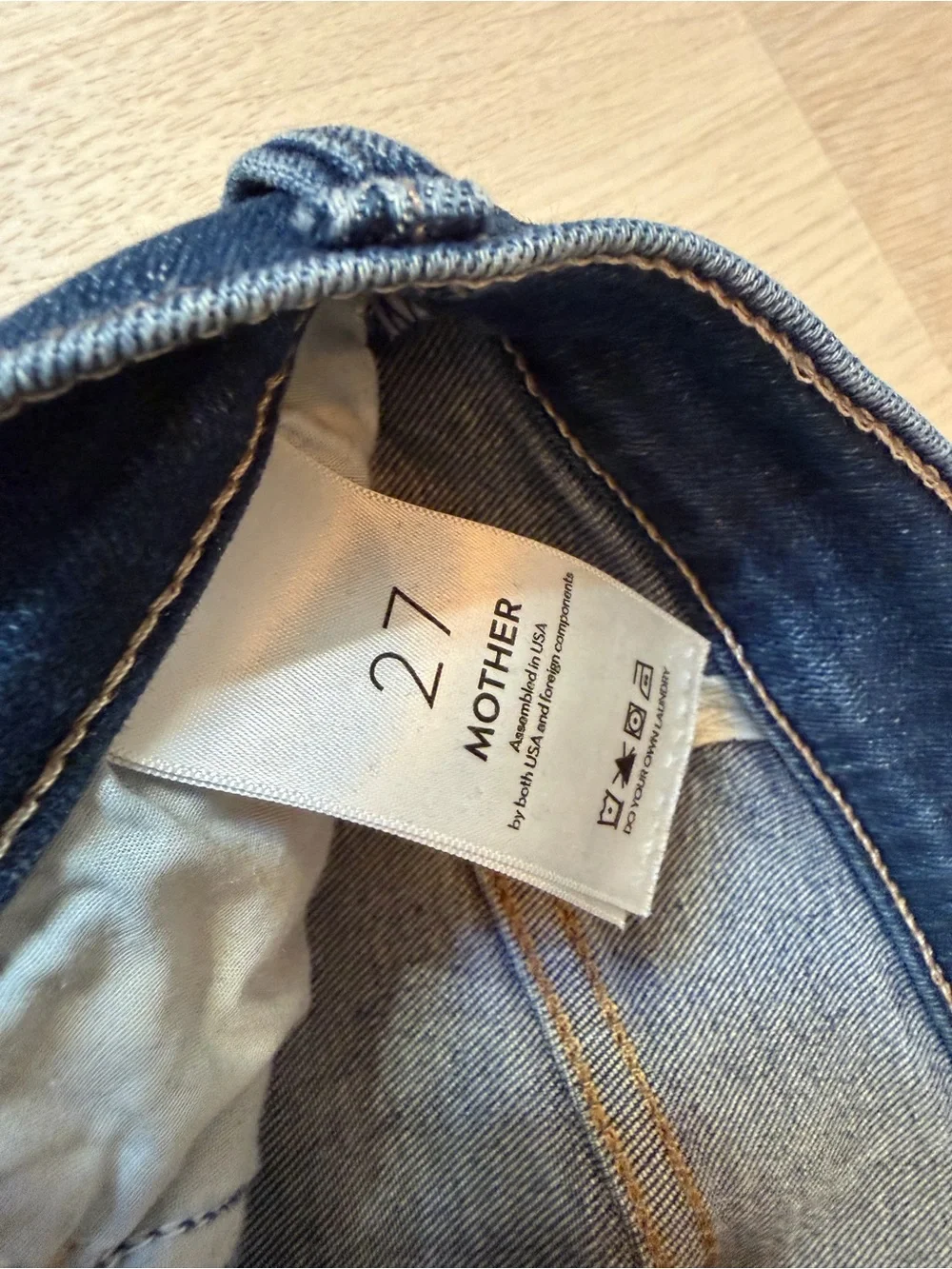 MOTHER Dark Blue Flare Jeans